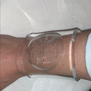 Tory Burch Jewelry - Tory Burch lucite clear cuff bracelet Tory Burch Jewelry - Tory Burch lucite clear cuff bracelet